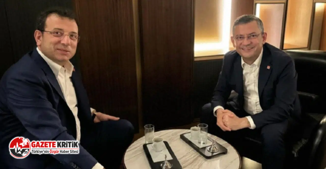 Ekrem İmamoğlu, Özgür Özel  ile görüştü