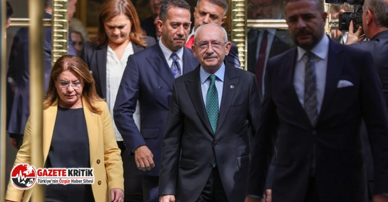 Kılıçdaroğlu, TBMM Başkanı Numan Kurtulmuş'u ziyaret etti: "Güçlendirilmiş Parlamenter Sistem çalışmamızı sunduk"