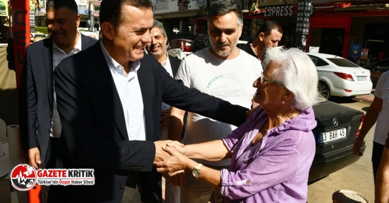 Mersin Yenişehir Belediye Başkanı Abdullah Özyiğit halkı dinlemeye devam ediyor