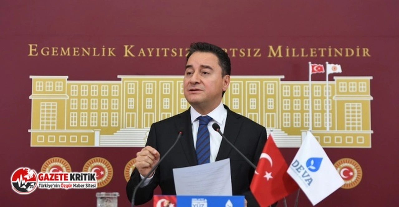 Ali Babacan: "Bu hükümet kısa yoldan zengin olmayı özendiren bir ekonomik iklim yaratmıştır”