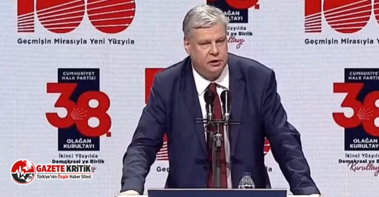 Örsan Öymen: "CHP sağa kaymıştır. Genel Başkan, solu hayırseverlik sanıyor. Sol düzeni değiştirmektir"