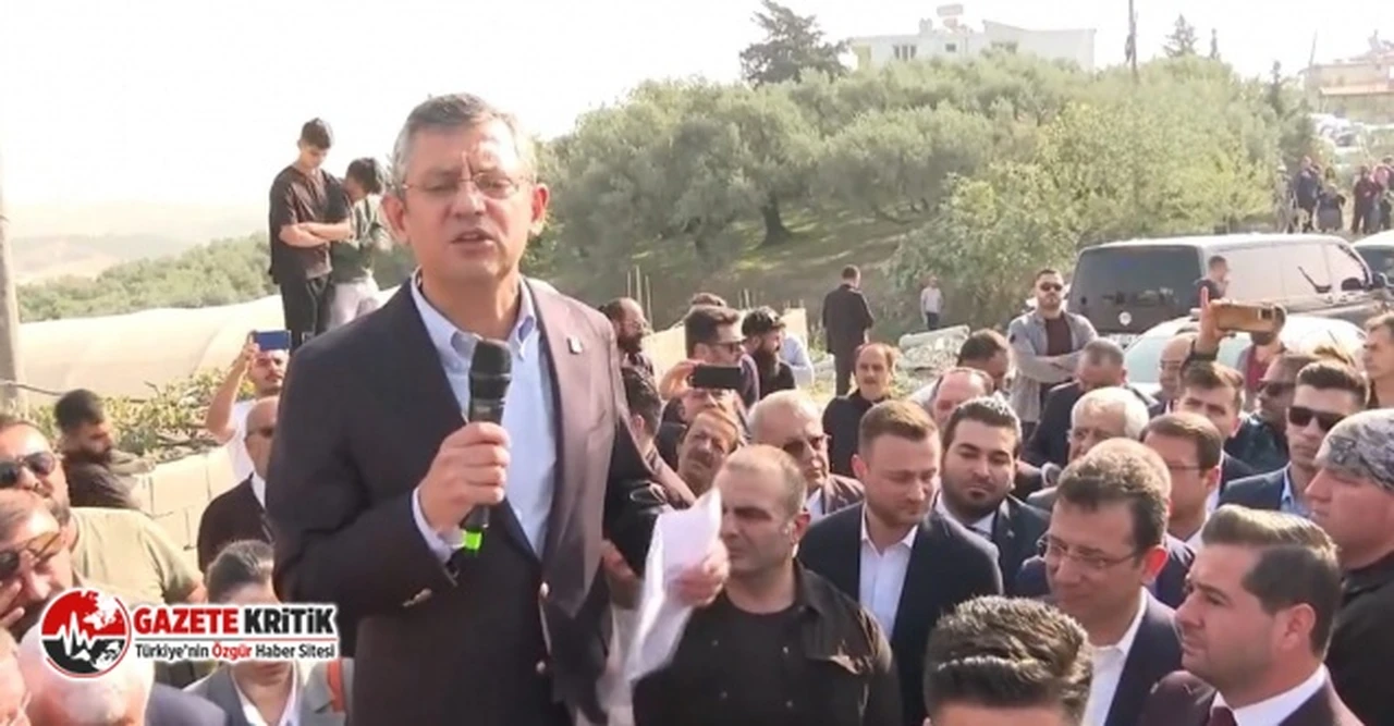 CHP Genel Başkanı Özel, Dikmecelilerin eylemine destek verdi: “Mahkeme dur deyince durulmuyorsa, orası hukuk devleti değildir”