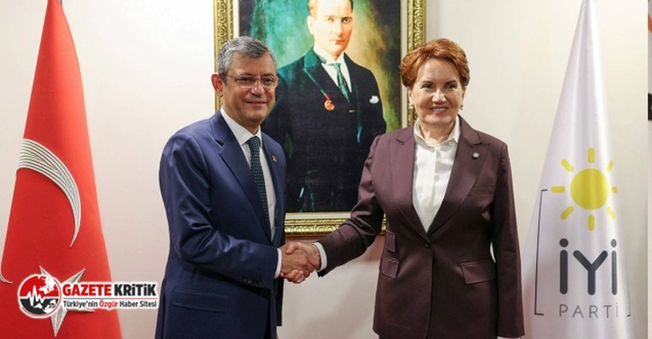 CHP lideri Özgür Özel ile İYİ Parti lideri Meral Akşener görüşmesi başladı!