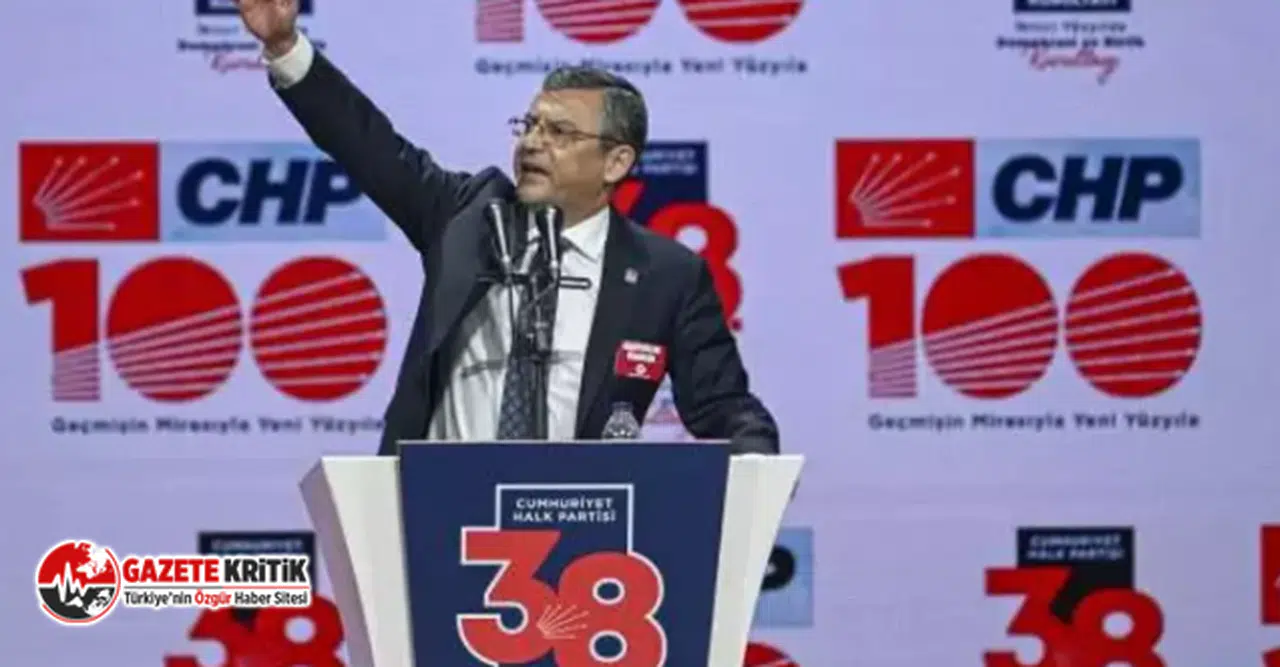CHP'NİN YENİ GENEL BAŞKANI ÖZGÜR ÖZEL OLDU