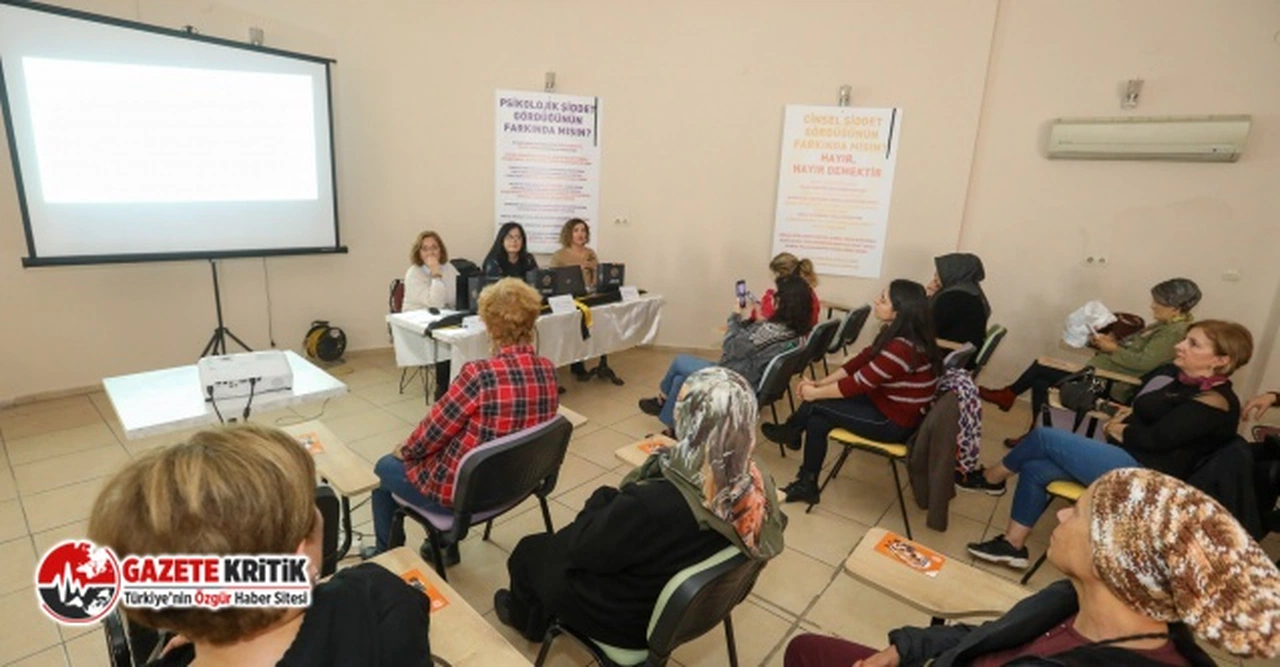 İZMİR BUCALI KADINLAR ŞİDDETE KARŞI BİLİNÇLENDİ