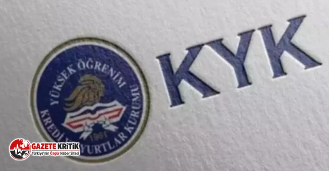 KYK burs ve kredi sonuçları açıklandı