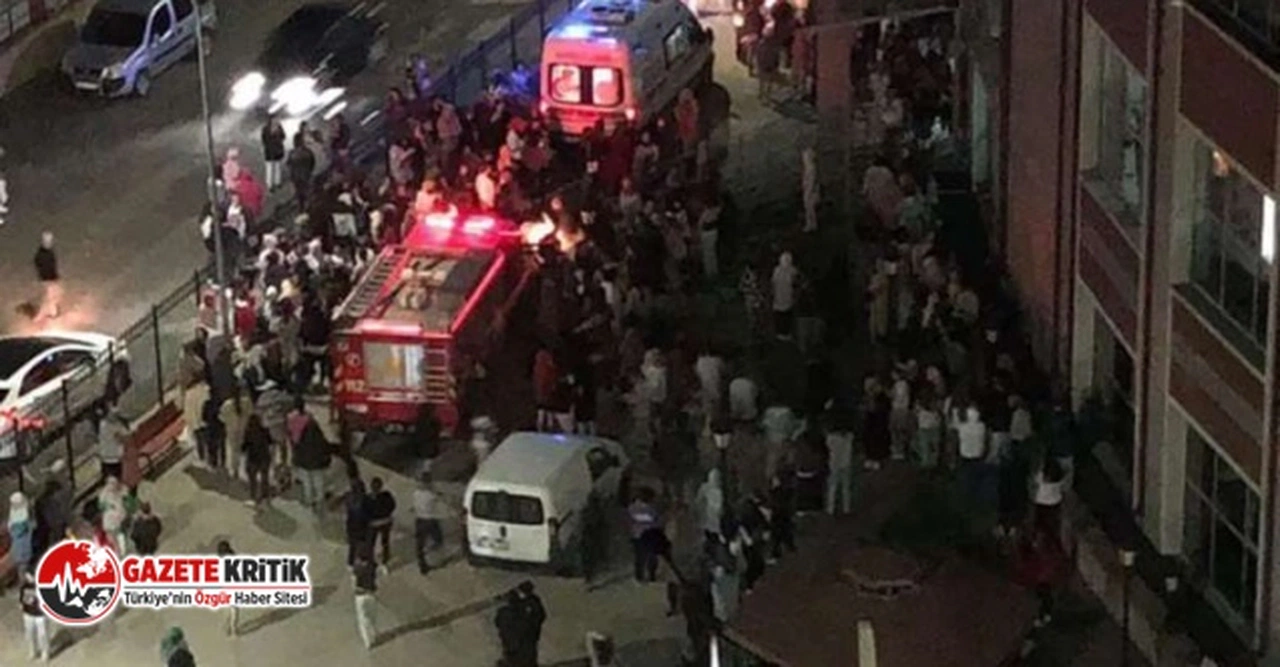 KYK yurdunda boş asansör zemine çakıldı