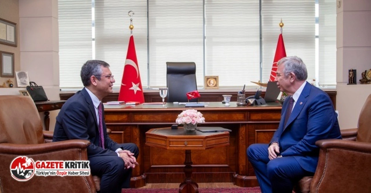 Özgür Özel, Mansur Yavaş'ı makamında kabul etti
