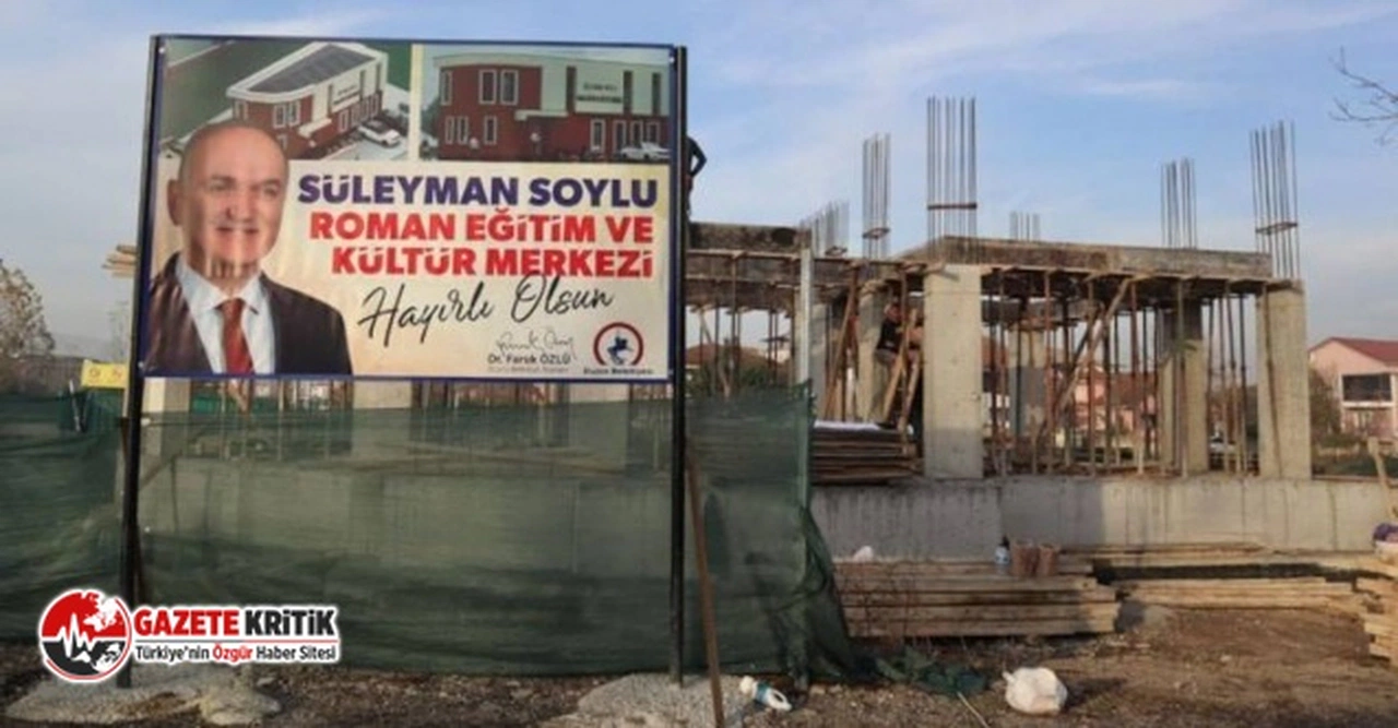 AKP’li belediye Süleyman Soylu adına "Roman Kültür Merkezi" açıyor
