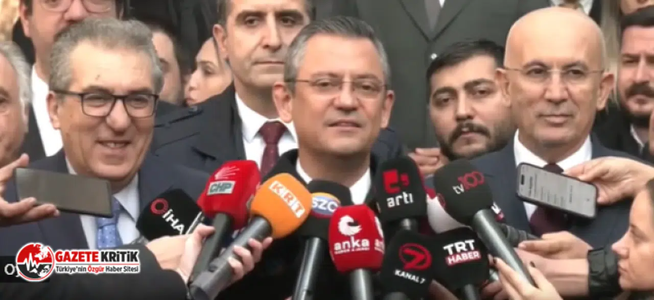 CHP GENEL BAŞKANI ÖZGÜR ÖZEL: “KUVVETLER AYRILIĞINDAN BAHSETMEK İÇİN HİÇBİR GEREKÇE KALMADI”