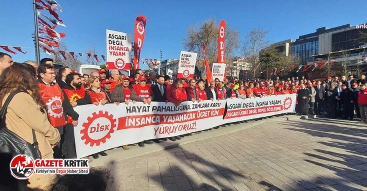 DİSK Genel Başkanı Arzu Çerkezoğlu: “Bu ülkede düzenin bütün çarkları yoksuldan alıp zengine vermek için dönüyor”