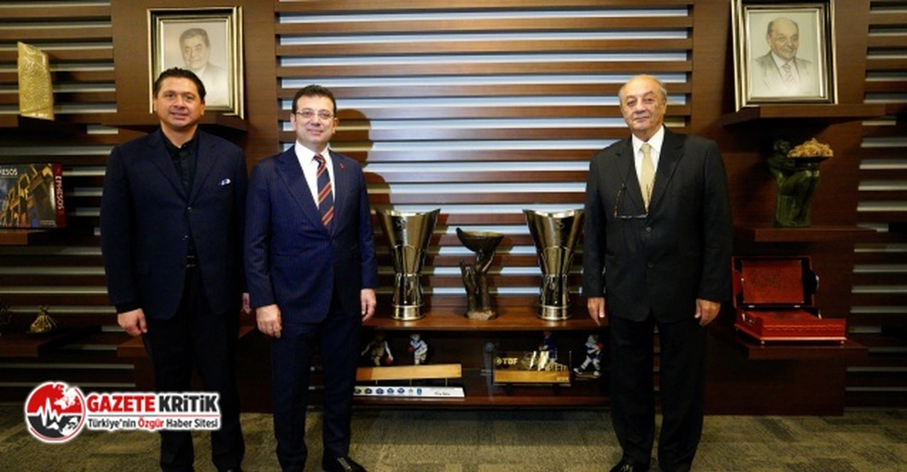 Ekrem İmamoğlu, Anadolu Efes Spor Kulübü Başkan’ı Tuncay Özilhan’ı ziyaret ederek olimpiyat desteği istedi