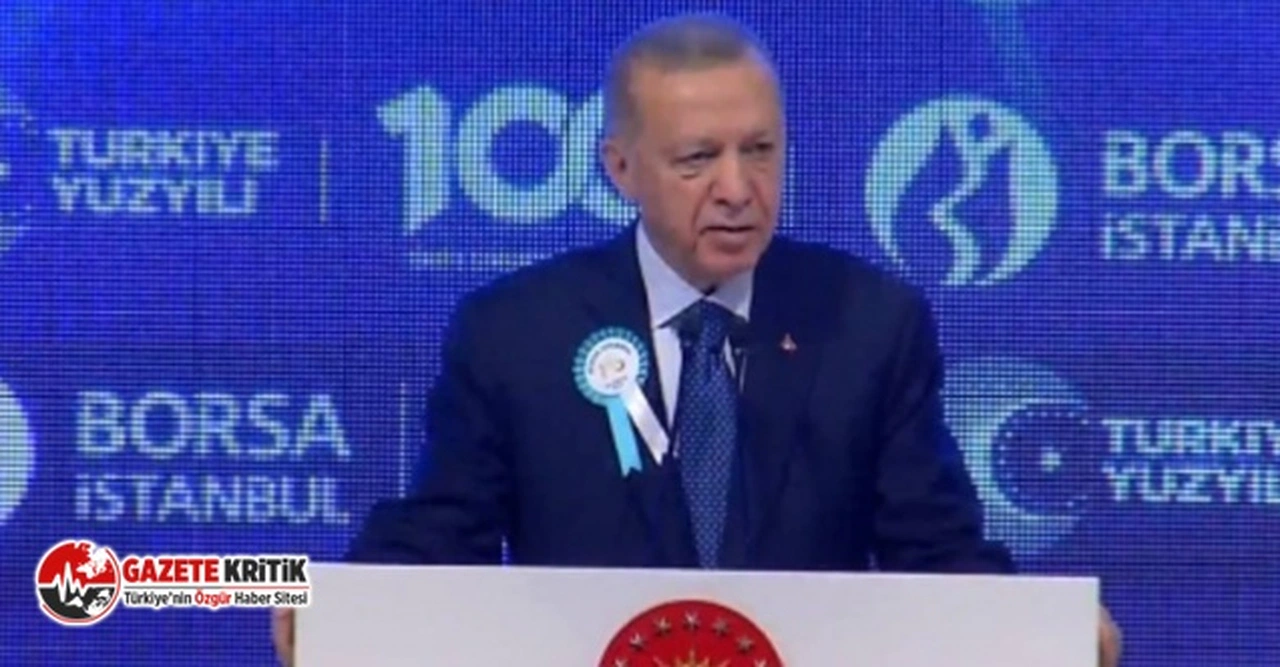 Erdoğan'dan SPK ve BIST'e çağrı: "Meydanı boş bırakamayız"