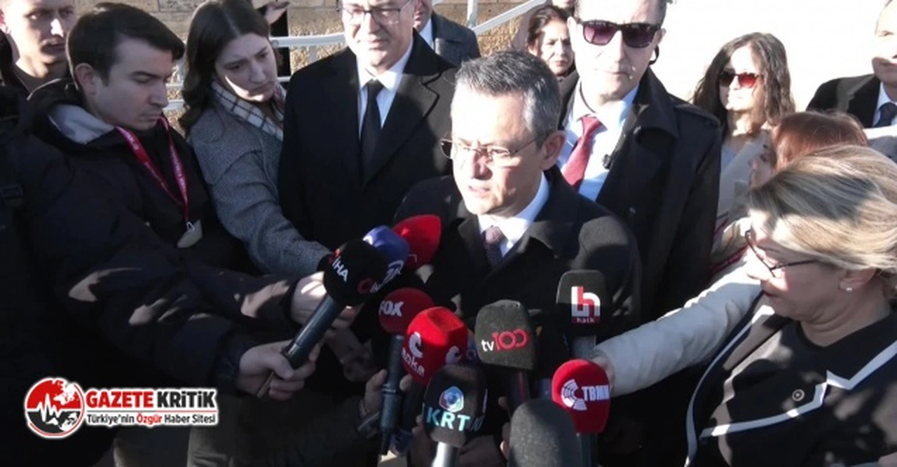Özgür Özel: "Biz biliriz ki biz bir santim eğilirsek, siz bu millete diz çöktürürsünüz. Buna izin vermeyeceğiz"
