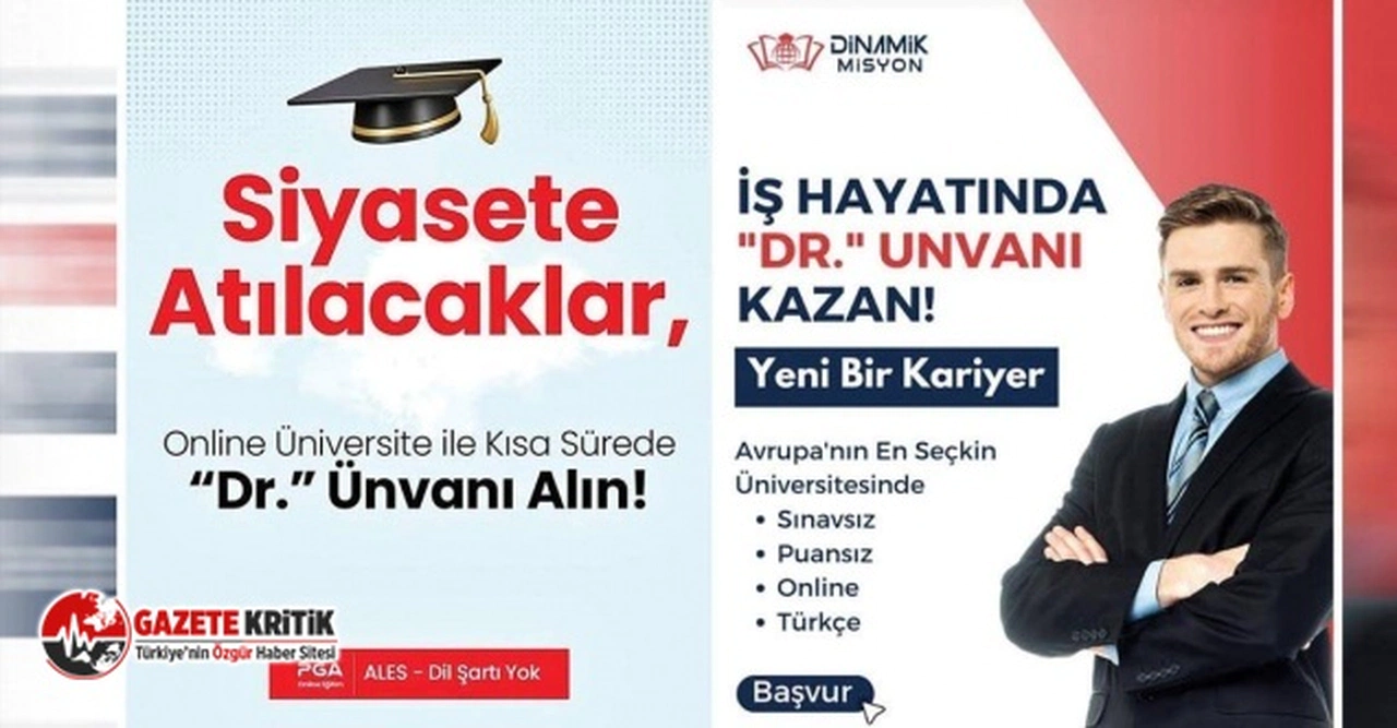 Seçim öncesi 49 bin TL’ye "Dr." ünvanı
