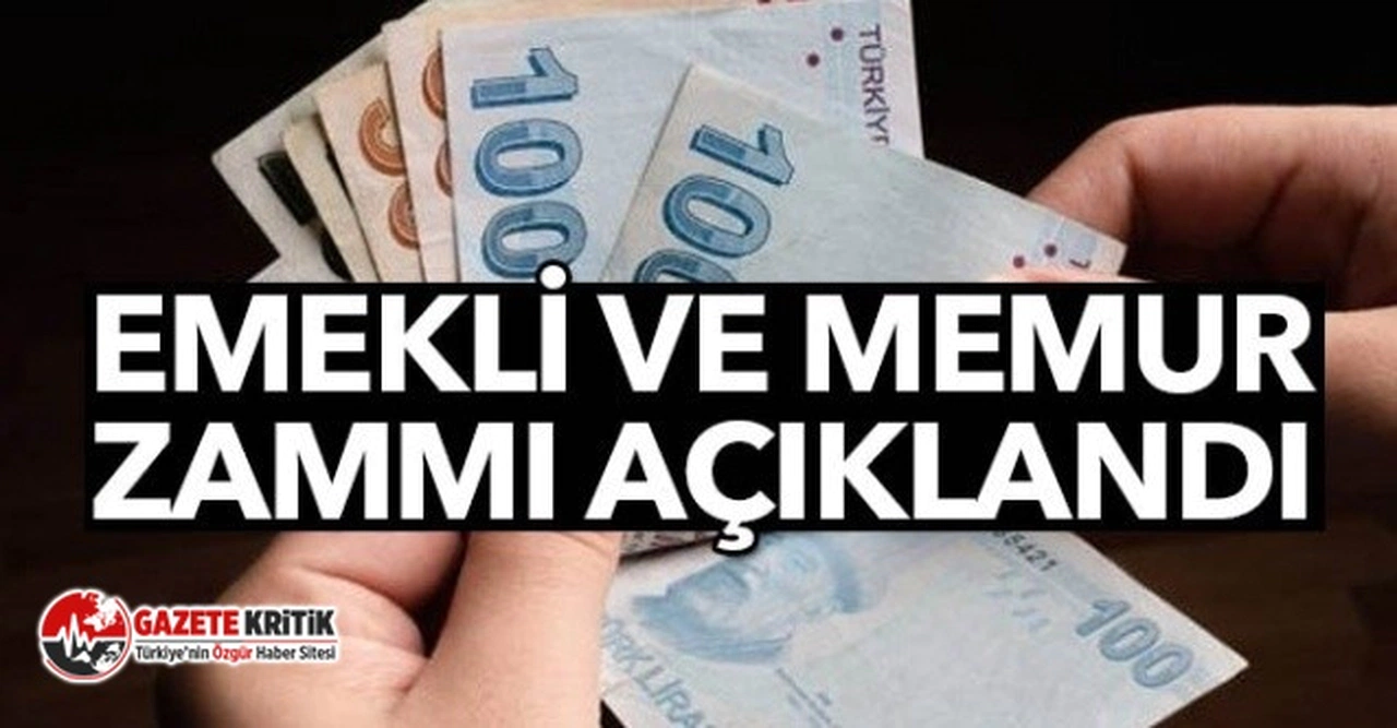 2024 memur ve emekli maaş zam oranı belli oldu