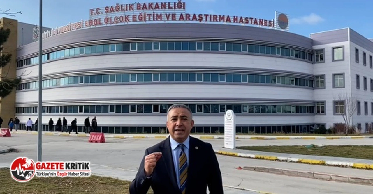 CHP Çorum Milletvekili Mehmet Tahtasız: "Çorum'da uzman doktor eksiği var. Sağlık, ileri gitmesi gerekirken geriye gidiyor"