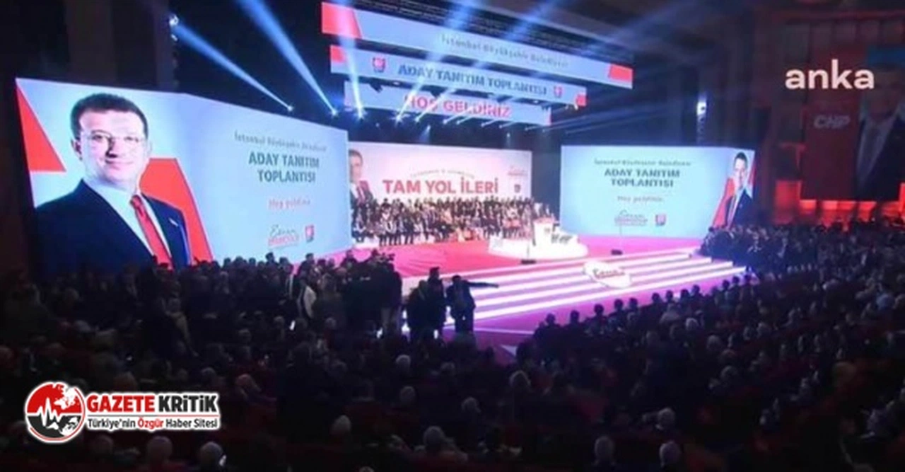 CHP'de 'İstanbul' lansmanı: İmamoğlu seçim maratonuna başladı