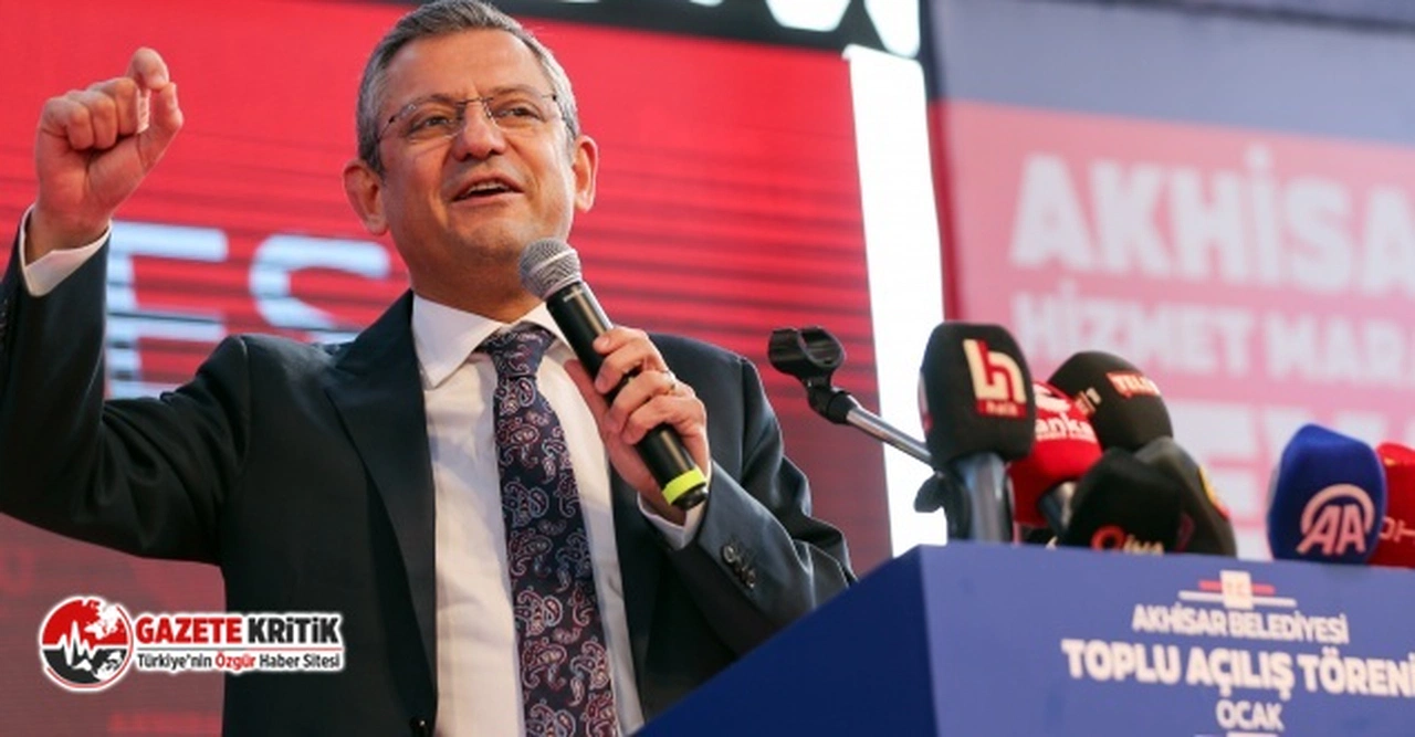 CHP LİDERİ ÖZGÜR ÖZEL: “EY ERDOĞAN, EMEKLİYİ, EMEKÇİYİ, İŞÇİYİ SUSTURAMAZSIN”