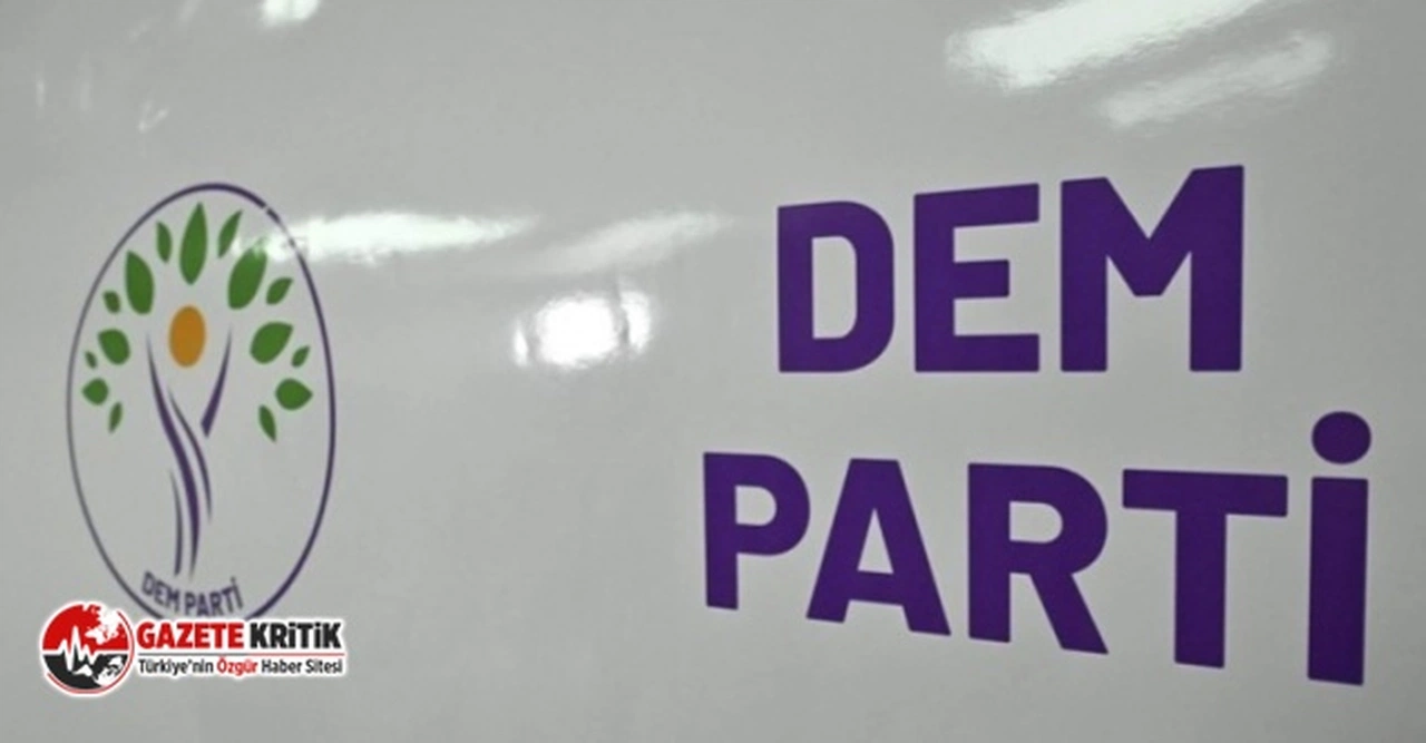 DEM Parti, Filistin'e destek mitingini erteledi