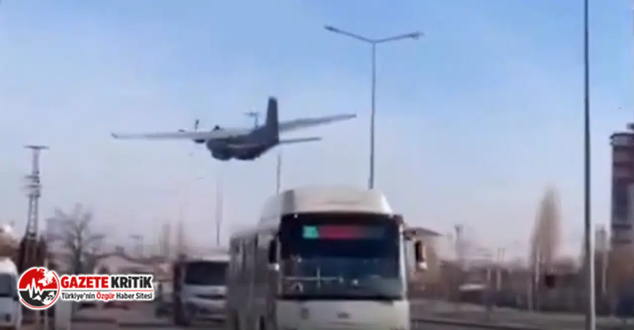 Eğitim için kalkan uçak acil iniş yaptı