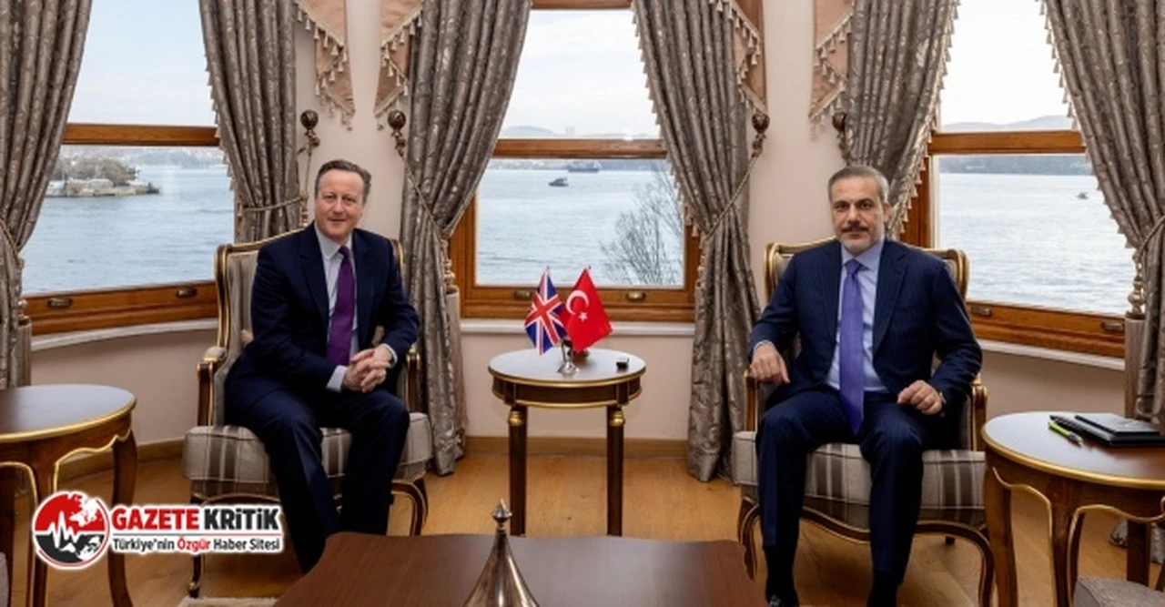 Hakan Fidan, Birleşik Krallık Dışişleri Bakanı David Cameron ile görüştü