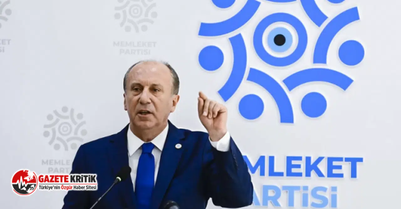 Muharrem İnce: Cuma gününe kadar sabretmenizi rica ediyorum