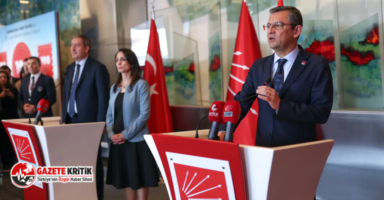 CHP Genel Başkanı Özgür Özel: "Kayyum siyasetini reddediyoruz"