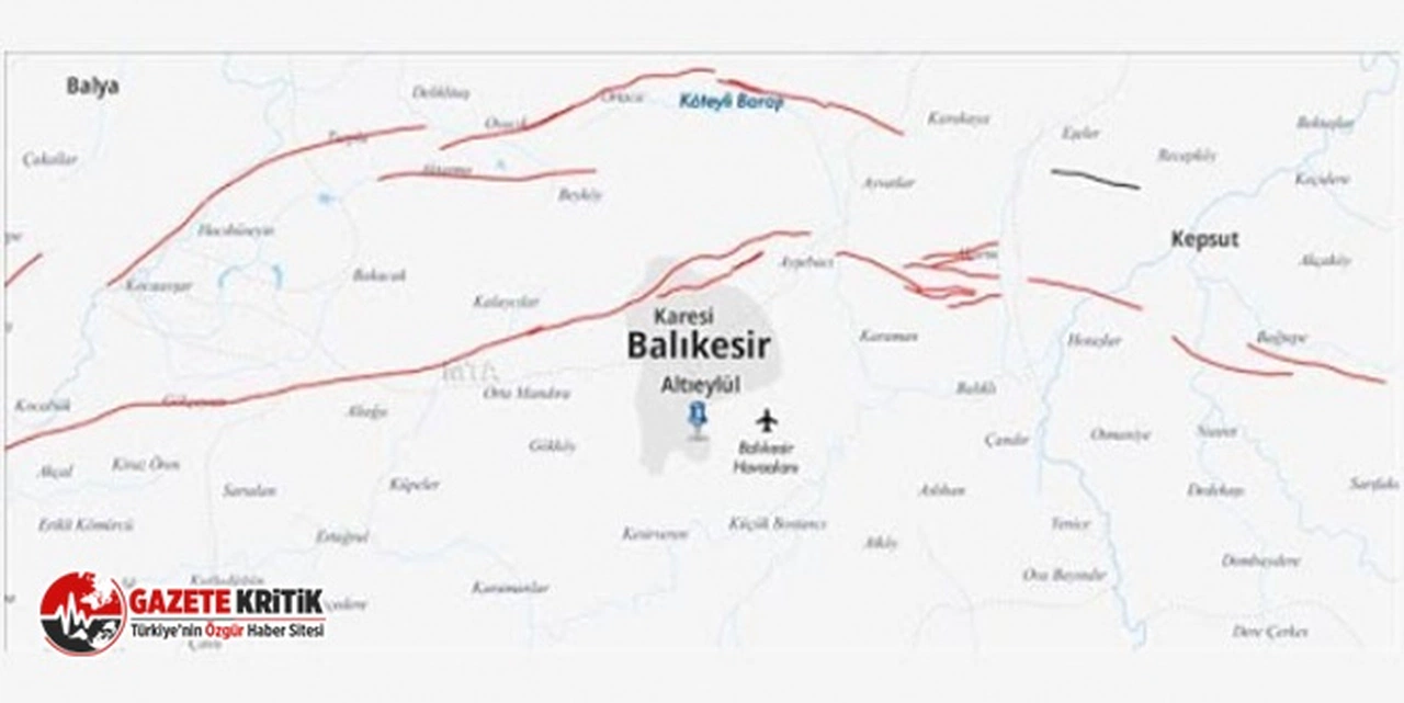 "BALIKESİR'DE 20 TANE DİRİ FAY HATTI ALARM VERİYOR"