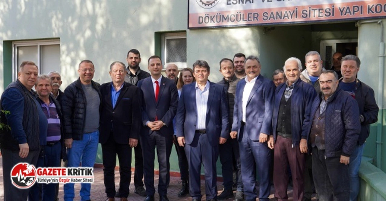 Bornova adayı Ömer Eşki Sanayi Sitelerini gezdi