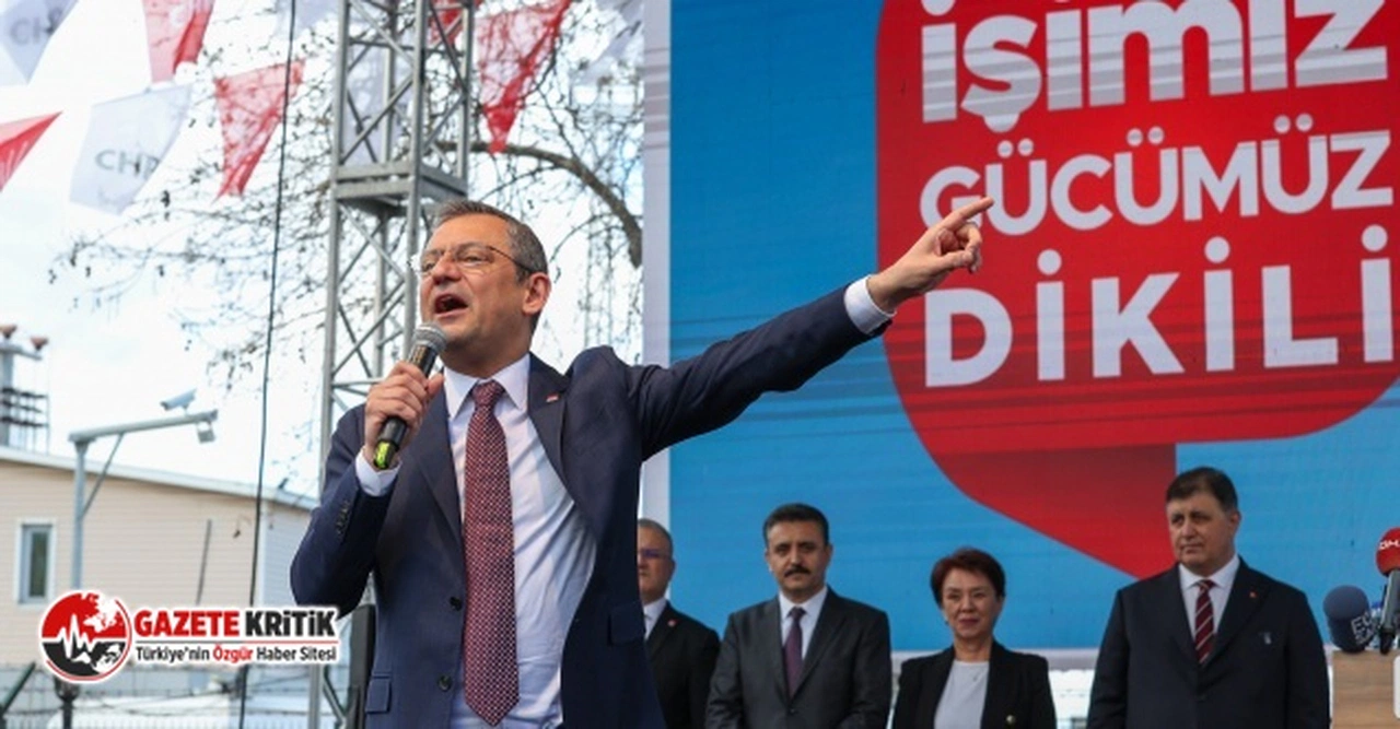 ÖZGÜR ÖZEL:“CHP VE ÖZGÜR ÖZEL SİZİ NAMERDE MUHTAÇ ETMEYECEK”