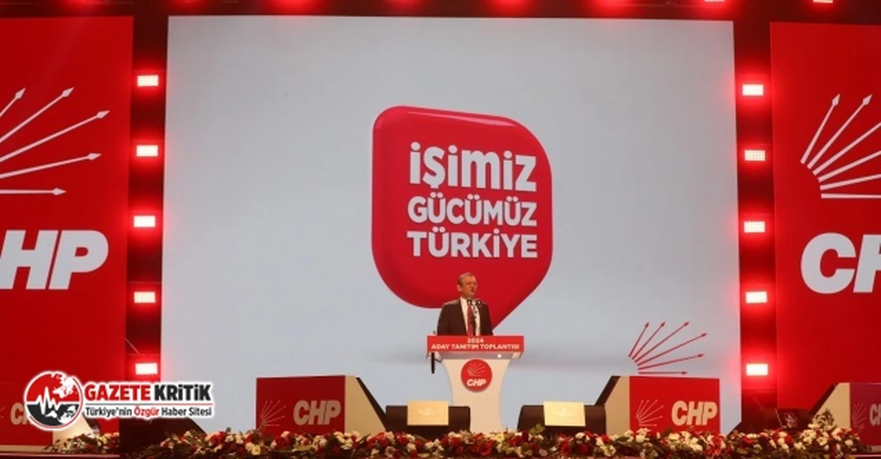 CUMHURİYET HALK PARTİSİ GENEL BAŞKANI ÖZGÜR ÖZEL:“ŞEFFAFLIKTAN ASLA TAVİZ VERMEYECEĞİZ”