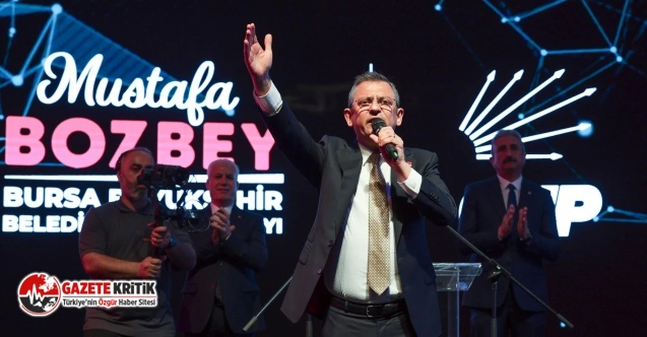 CHP LİDERİ ÖZGÜR ÖZEL:“EMEKLİYE ZAM YAPMAYAN SARAY, 1 DAKİKADA 23 BİN TL HARCIYOR”