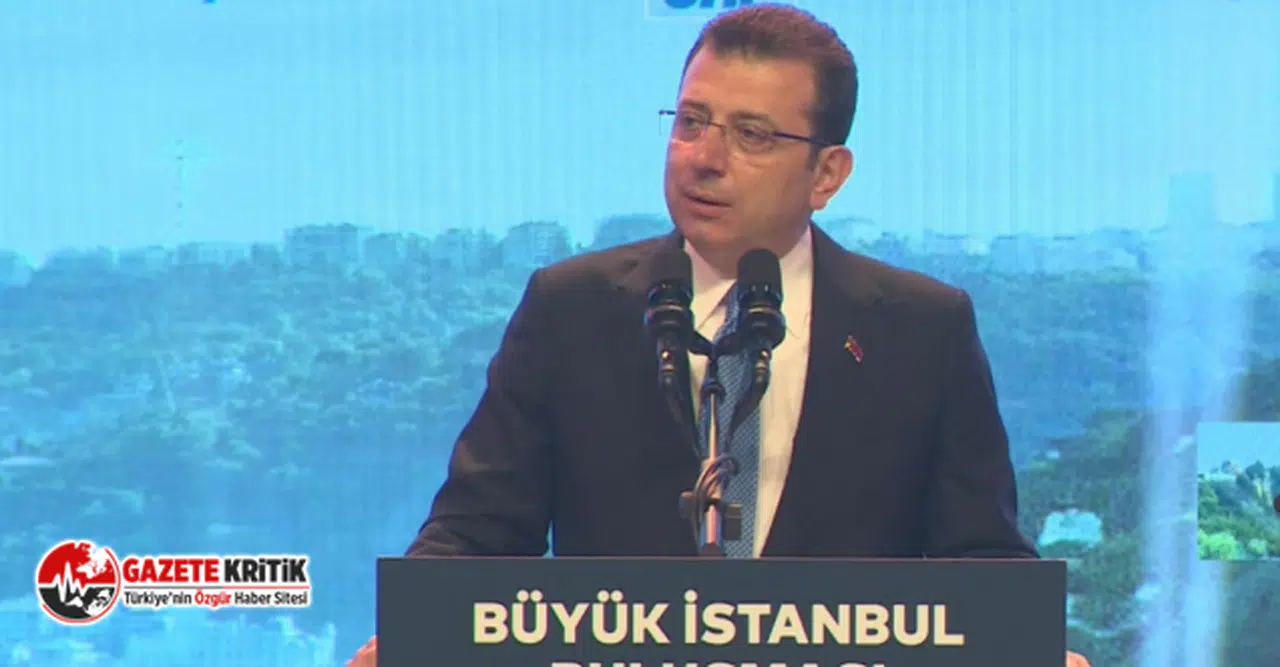 EKREM İMAMOĞLU, CUMHURBAŞKANI ERDOĞAN'IN SÖZLERİNE TEPKİ GÖSTERDİ!