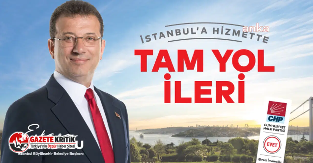 İstanbul Büyükşehir Belediye Başkanı Ekrem İmamoğlu’nun seçim şarkısı belli oldu