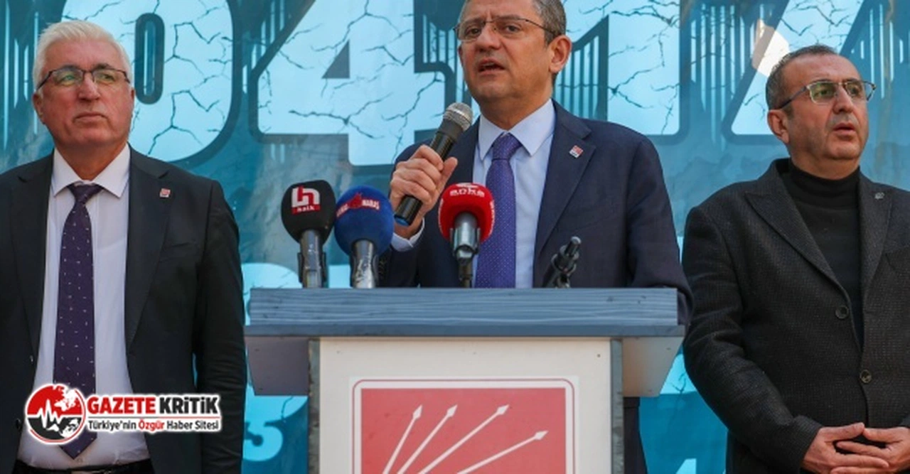 ÖZGÜR ÖZEL: “AKP, BÜTÇEYİ DEPREME DİRENÇLİ KENTLER YARATMAK İÇİN HARCAMADI”