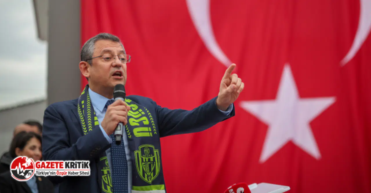 ÖZGÜR ÖZEL: “BUGÜN HERKES SEVDİĞİNE KOŞTURUYOR, TAYYİP BEY DE BUGÜN MISIR’A GİTMİŞ, MISIR’DA SİSİ’YE KOŞTURMUŞ”