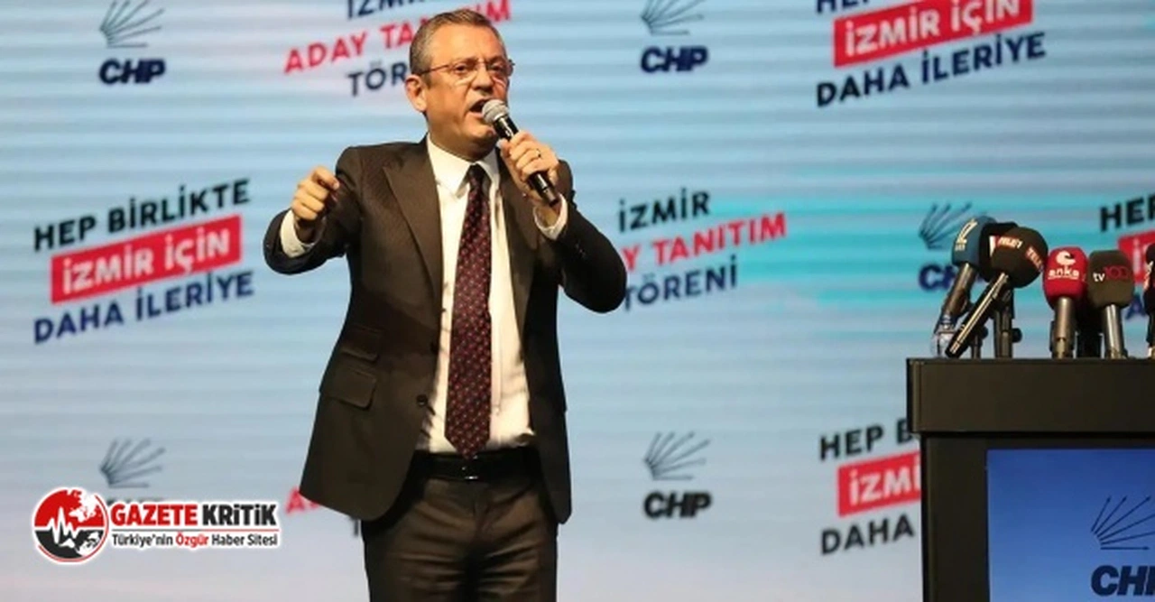 ÖZGÜR ÖZEL: “CHP ATATÜRK’ÜN PARTİSİNİ İKTİDAR YAPMAYA ANT İÇMİŞ KADROLAR TARAFINDAN YÖNETİLİYOR”