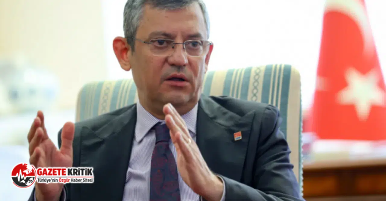 ÖZGÜR ÖZEL:"ÖZGECAN ASLAN'IN VEFATINDAN BU YANA EN AZ 3 BİN KADIN CİNAYETİ YAŞANDI"