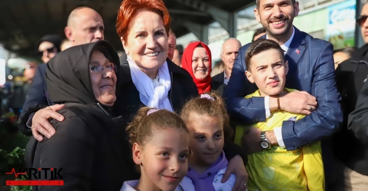 Afyon'da İYİ Parti lideri Meral Akşener'e yoğun ilgi!