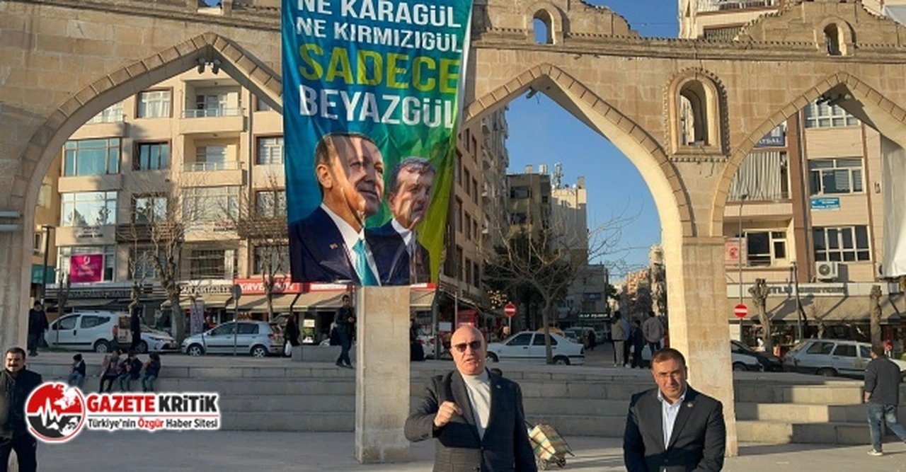 AKP’Lİ BAŞKAN BEYAZGÜL, SEÇİM AFİŞİNDE YÖNETTİĞİ KENTİN SEMBOLÜNÜ KÖTÜLEDİ!