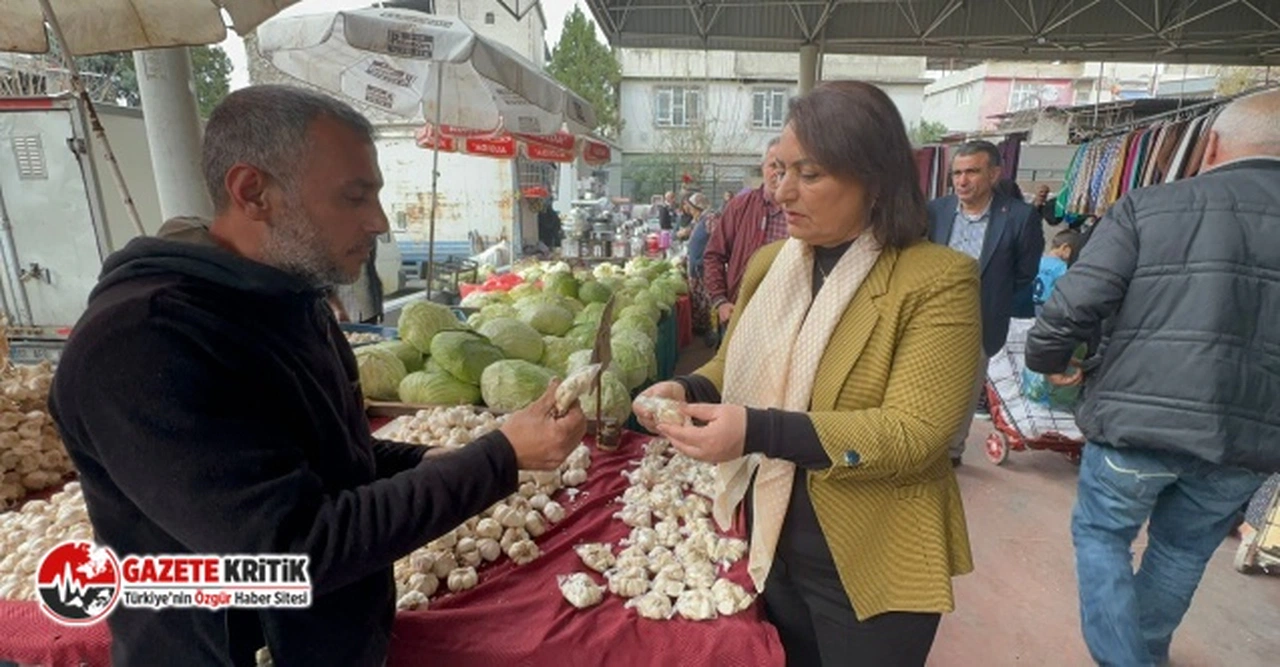 Bir baş değil bir diş sarımsak 1 Lira!