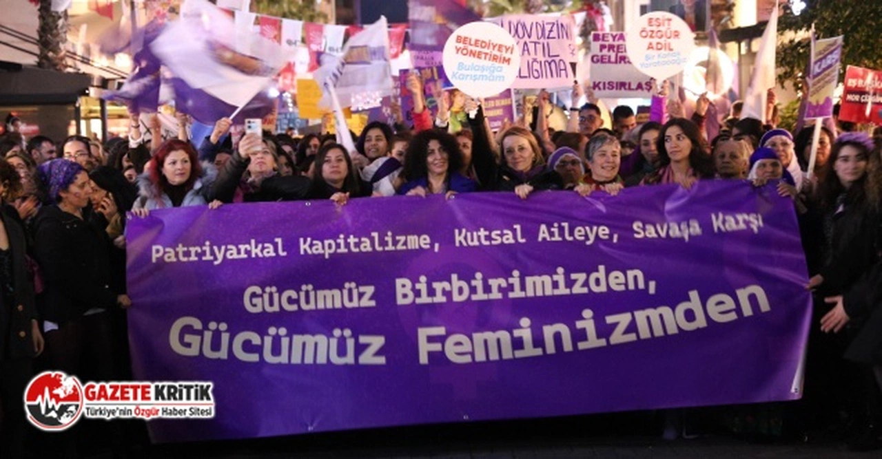 CHP Konak Adayı Nilüfer Çınarlı Mutlu kadınlarla alana indi: Belediyeyi yönetirim bulaşığa karışmam!