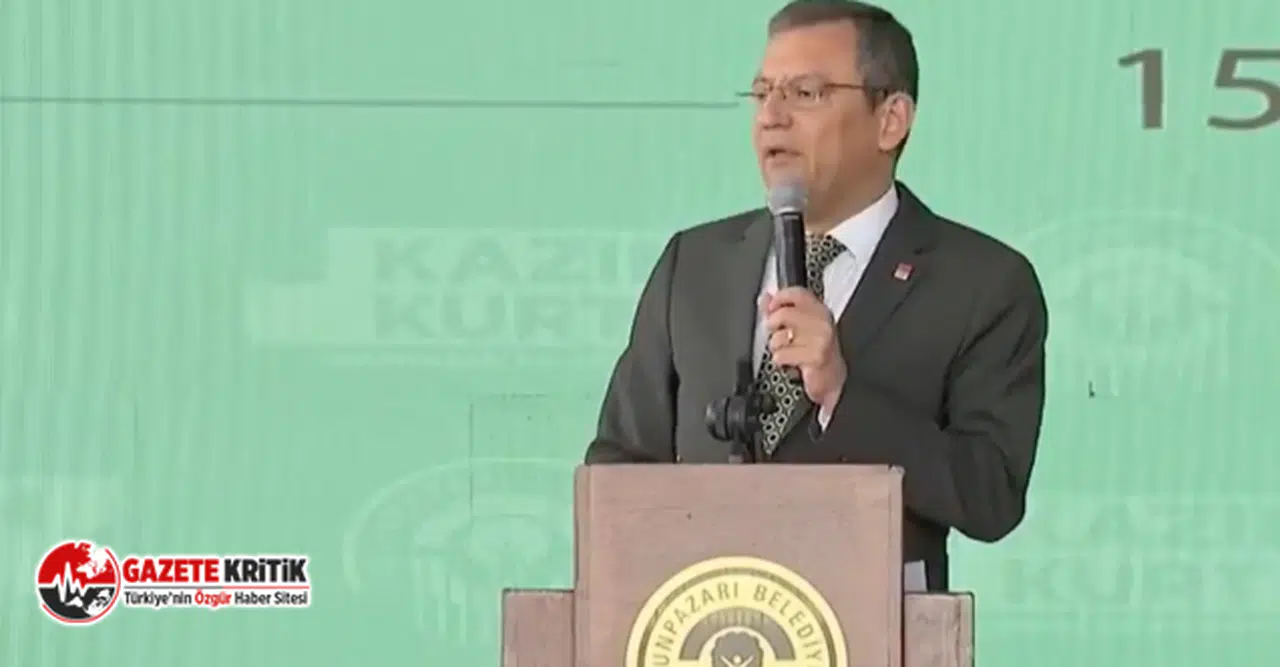 CHP LİDERİ ÖZGÜR ÖZEL:  “ESKİŞEHİR’İ TÜRKİYE DEĞİL, DÜNYA KONUŞUYOR”