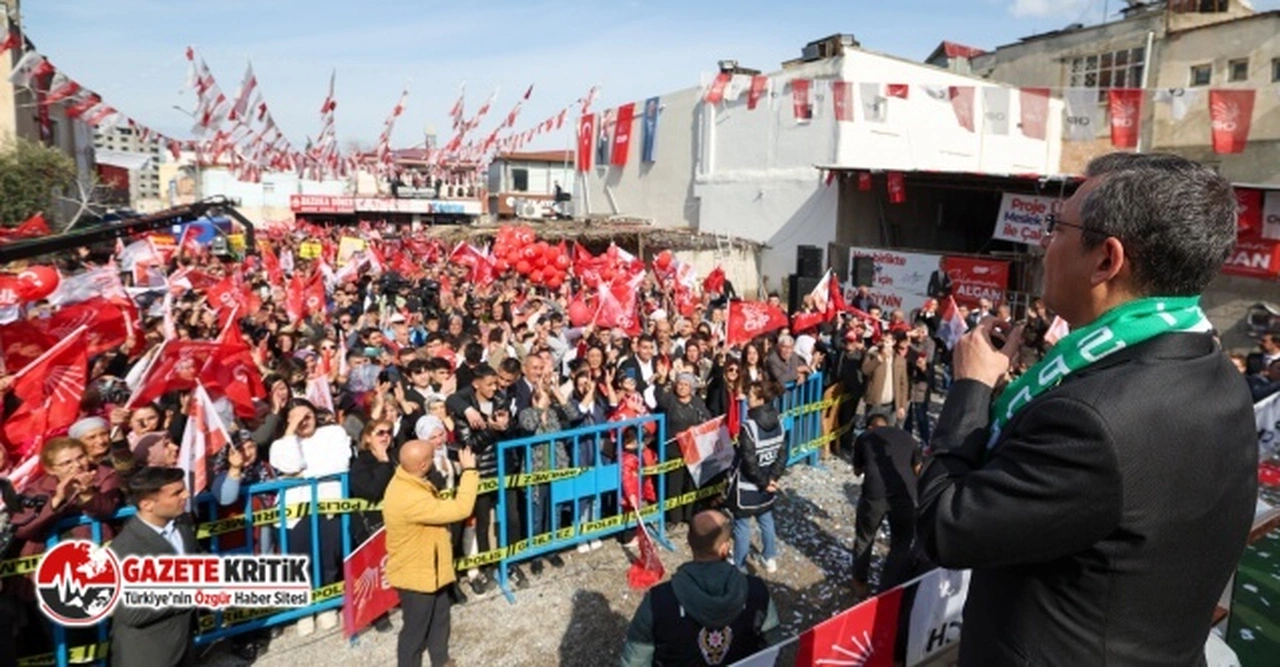 CHP LİDERİ ÖZGÜR ÖZEL:“BUGÜNE KADAR YAPILMAMIŞ HİZMETLERİ YAPACAĞIZ”