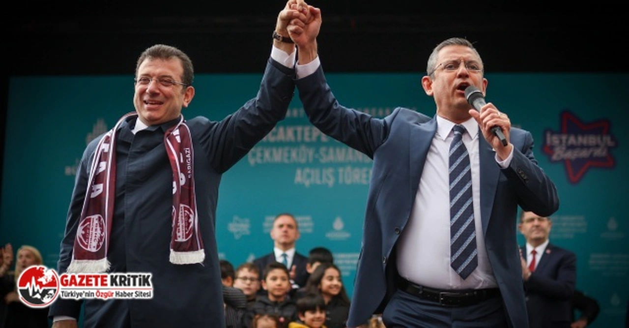 CHP LİDERİ ÖZGÜR ÖZEL:“EKREM BAŞKANI VE İSTANBUL’U SİZE EMANET EDİYORUM”