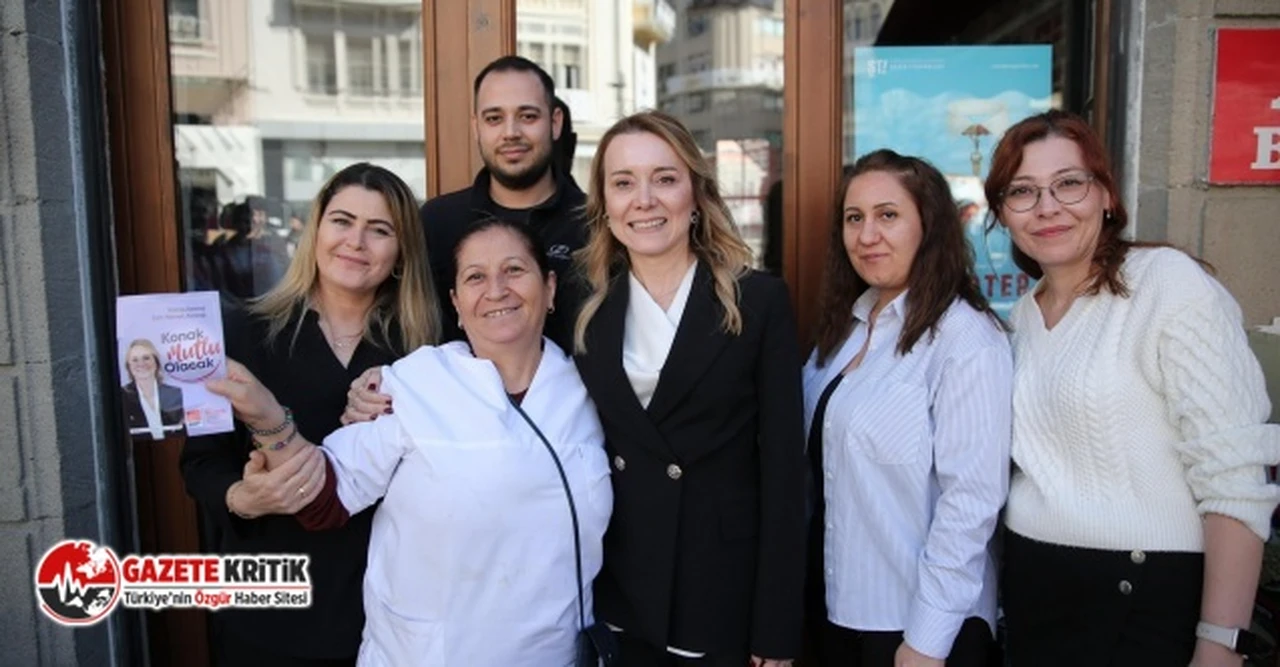 CHP Konak Adayı Nilüfer Mutlu: Konak’ı masa başında değil kentin içinden yöneteceğiz