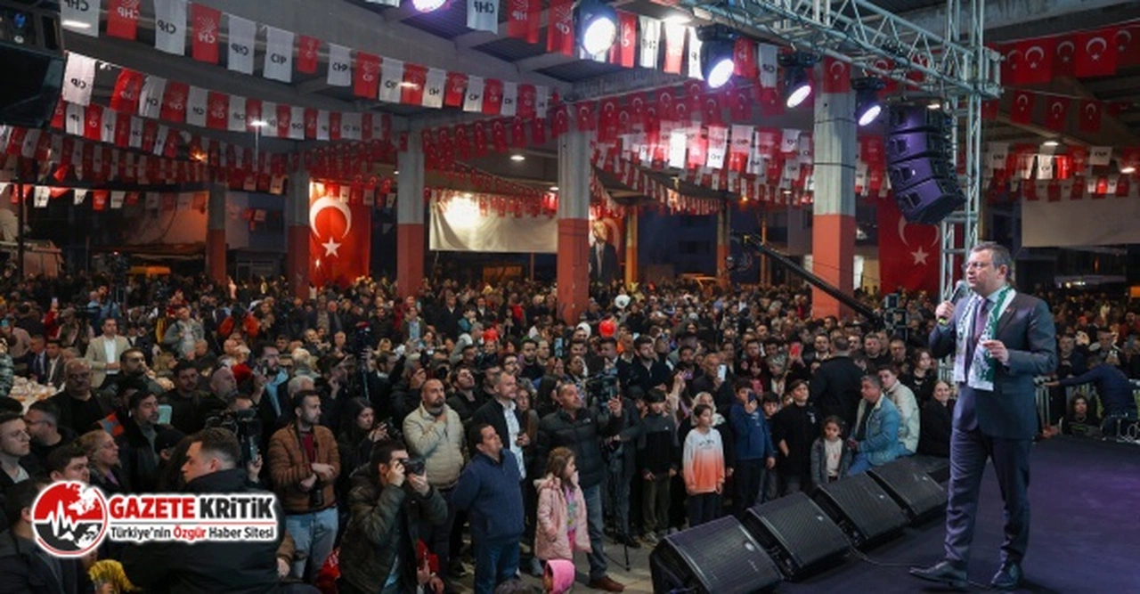 CUMHURİYET HALK PARTİSİ LİDERİ ÖZGÜR ÖZEL:“TİCARET DURMADAN FİLİSTİN’DE ZULÜM DURMAZ”