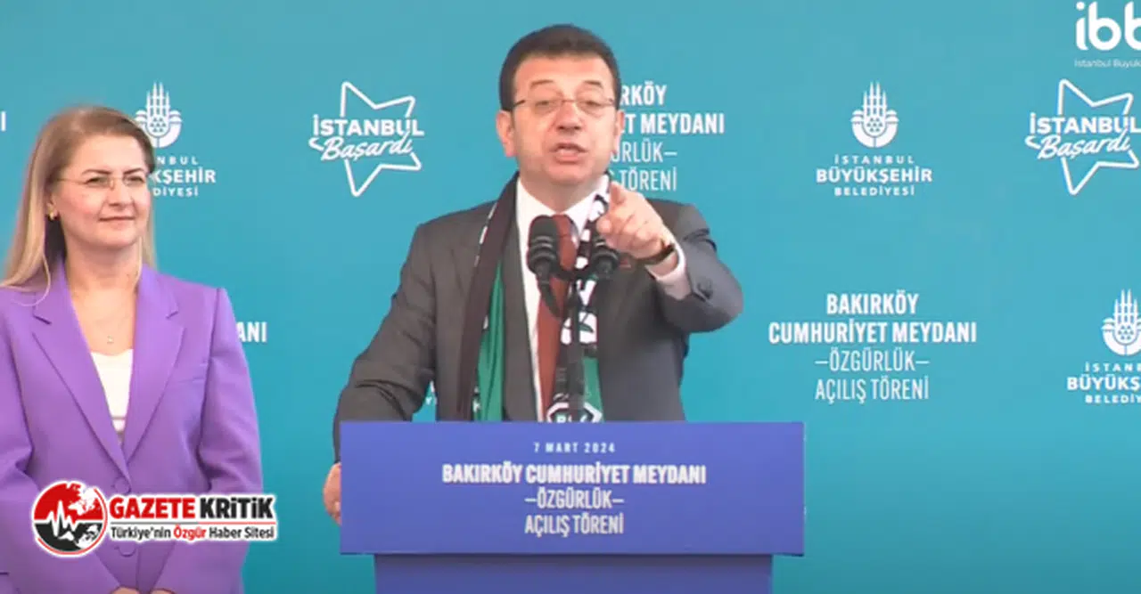 Ekrem İmamoğlu DEM'le belediyeyi yönetmeyeceğim diyen Burcu Köksal'ı hedef aldı!