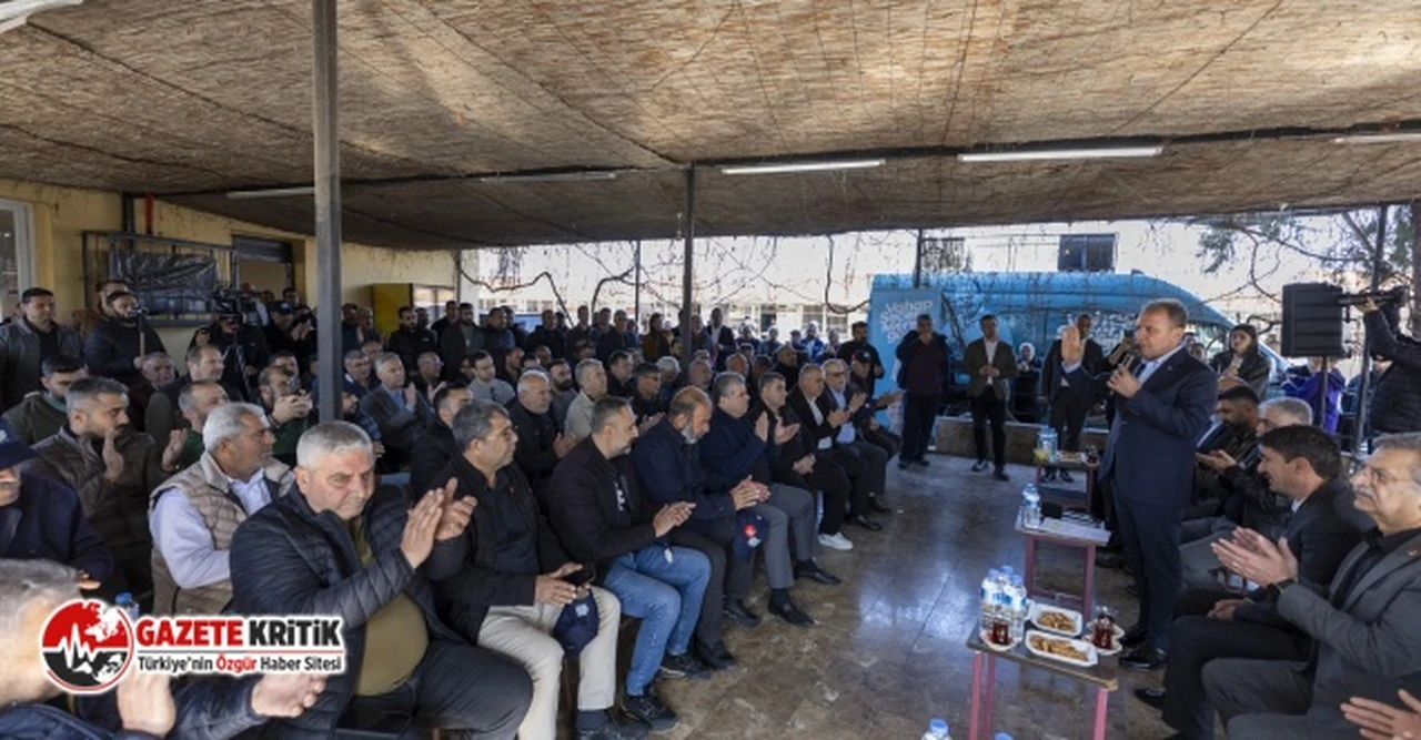 MERSİN BÜYÜKŞEHİR BELEDİYE BAŞKANI VAHAP SEÇER,  NAKLİYECİLER SİTESİ’Nİ ZİYARET ETTİ